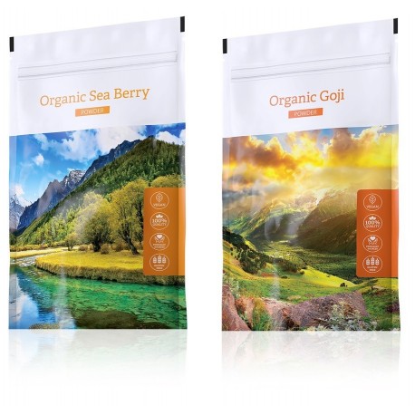 Organic Goji powder + Organic Sea Berry powder