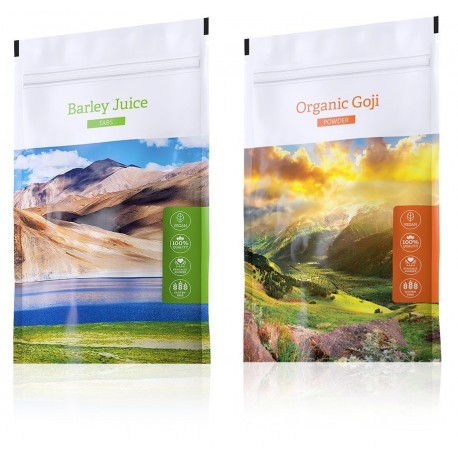Organic Goji powder + BARLEY JUICE TABS