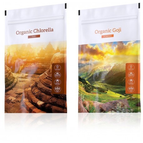 Organic Goji powder + ORGANIC CHLORELLA TABS