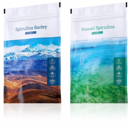 Hawaii Spirulina tabs + Spirulina Barley tabs