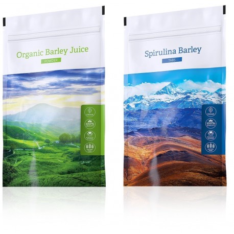 Spirulina Barley tabs + Barley Juice powder