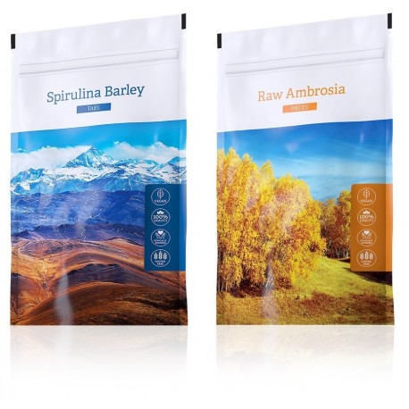 SPIRULINA BARLEY TABS + Raw Ambrosia pieces